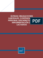 Ultimas - Obligaciones - Laborales Discapacitado y Lactario