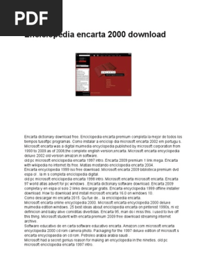 Encarta 2000 Download