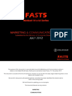 Marketing Communications Plan Fast5 Netball World Series July 2012