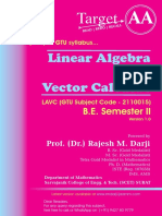 Linear Algebra and Vector Calculus