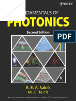 Fundamentals of Photonics - Bahaa E. A. Saleh PDF