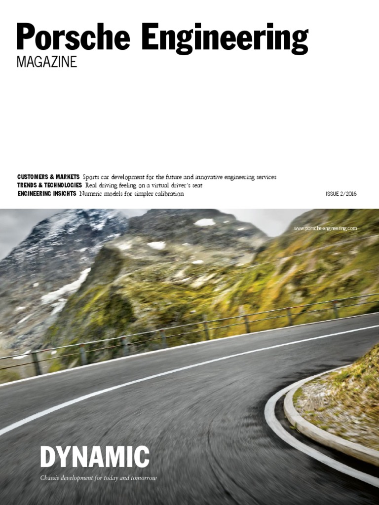 Porsche Engineering Magazine 2016/2 Steering Suspension (Vehicle)