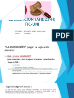 LA ASOCIACIÓN, SEGUN LA LEGISLACION PERUANA, Legislacion (Ahd23 H)