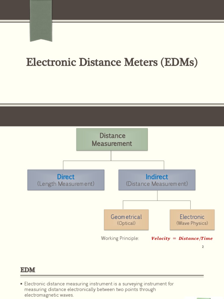 Electronic Distance Meters (Edms) | PDF | Waves | Electromagnetic Radiation