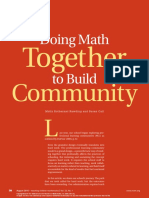 Together: Doing Math To Build