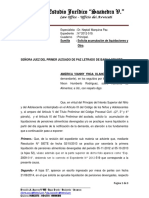 Solicita Acumulacion de Liquidaciones y Otro