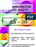 Accounting For Fixed Assets