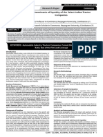 Determinants of Liquidity of The Select Indian Tractor Companies