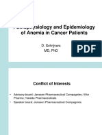 Pathophysiology and Epidemiology of Anemia in Cancer Patients