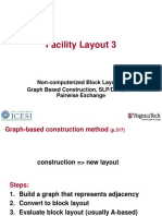 Facility Layout 3: Non-Computerized Block Layouts: Graph Based Construction, SLP/DEO, and Pairwise Exchange
