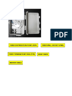 Fiber Distribution Point (FDP) Fiber Wall Socket (FWS)