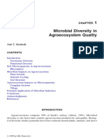1 Microbial Diversity in Agroecosystem Quality: Ann C. Kennedy