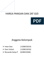 Harga Pangan Dan Zat Gizi