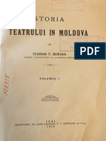 Istoria Teatrului in Moldova