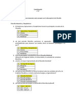 Preguntas Filosofía para I C