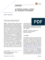 2015-Effect of 2-D Random Field Discretization On Failure Probability and Failure Mechanism in Probabilistic Slope Stability (Model For Sentence)