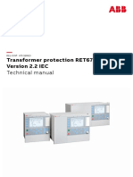 Technical Manual Transformer Protection RET670 Version 2.2 IEC