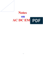 Notes of AC DC EMU