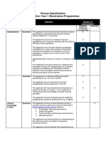 2018 F1 Stand-Alone Person Specification