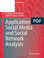 Applications of Social Media and Social Network Analysis - Lecture Notes in Social Networks PDF