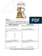 Week 5 Homework Matrix