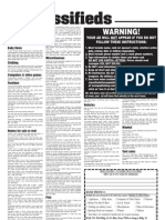 Classifieds: Warning!