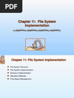 Chapter 11: File System Implementation