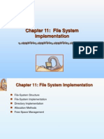 Chapter 11: File System Implementation