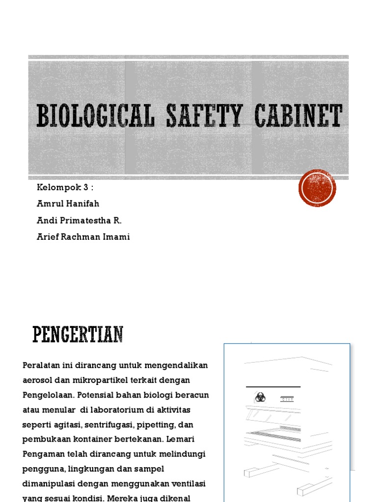 Biological Safety Cabinet | PDF