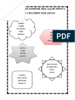 Daftar Kelompok Belajar Siswa