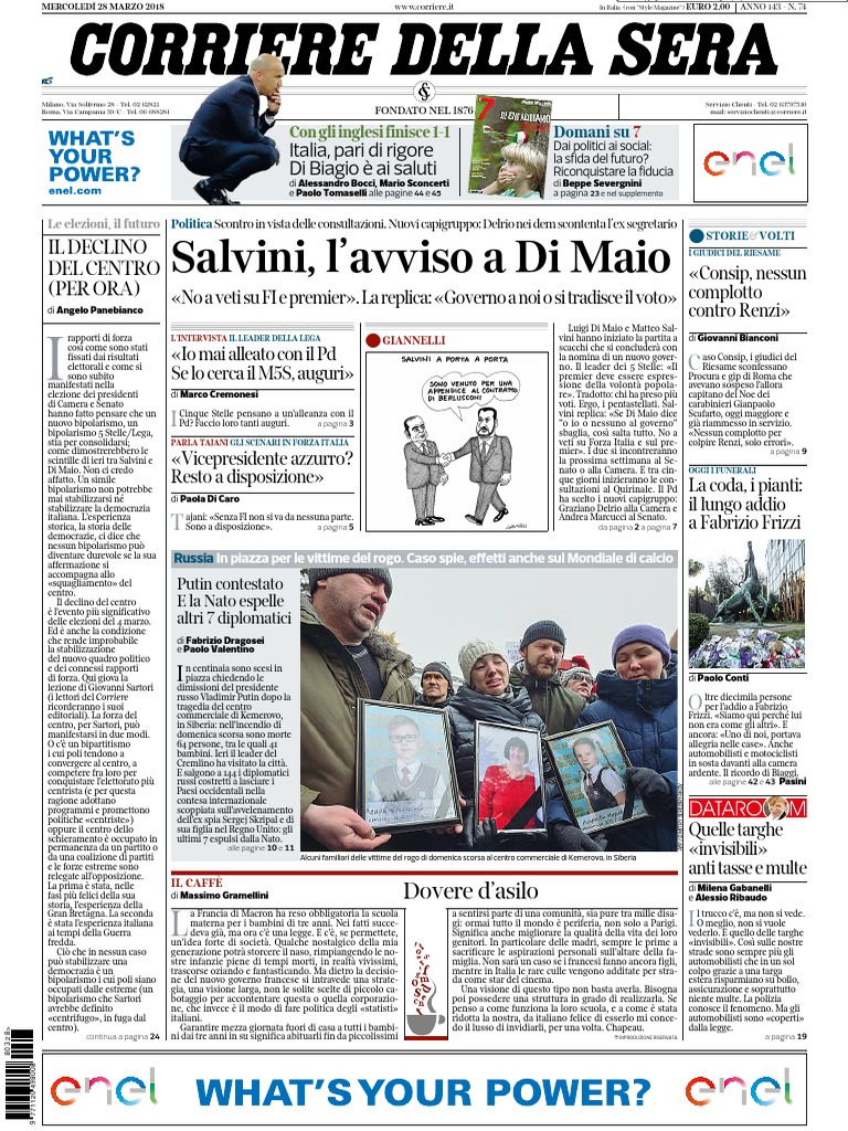 Il Corriere Della Sera20180328 - 