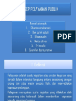 Konsep Pelayanan Publik