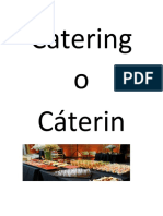 Catering o