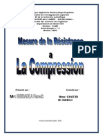 Mesure de La Résistance A La Compression