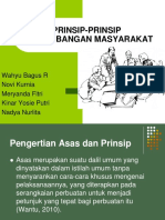 Prinsip Dan Azas Pengembangan Masyarakat 