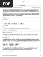 Pointers in C