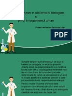 Solutiile Tampon in Sistemele Biologice