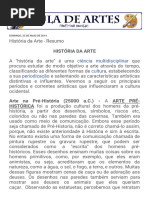Aula de Artes - Professor Douglas_ História Da Arte - Resumo