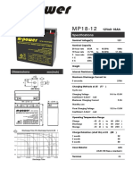 Battery Spec - MP18-12 (WP18-12SHR) 20150706