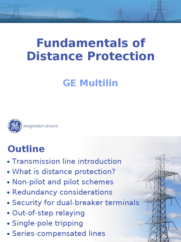 Distance Protection Fundamentals Guide | PDF | Electrical Impedance ...