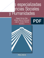 Gomez Diaz Raquel. Fuentes Especializadas en Ciencias Sociales y Humanidades PDF