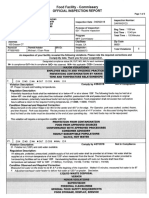 Southside Mike's BBQ DHHS health inspection 4.25.18