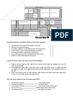 True or False Map and Location Prepositions Quiz