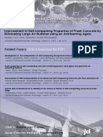 Improvement in Self-Compacting Properties of Fresh Concrete by Eliminating Large Air Bubbles Using An Antifoaming Agent