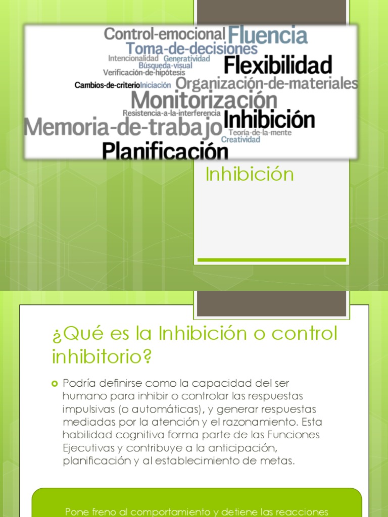 Inhibición | PDF | Atención | Inhibidor de la enzima
