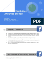 Facebook Cambridge Analytica Scandal