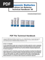 Panasonic LiIon Handbook (1999)