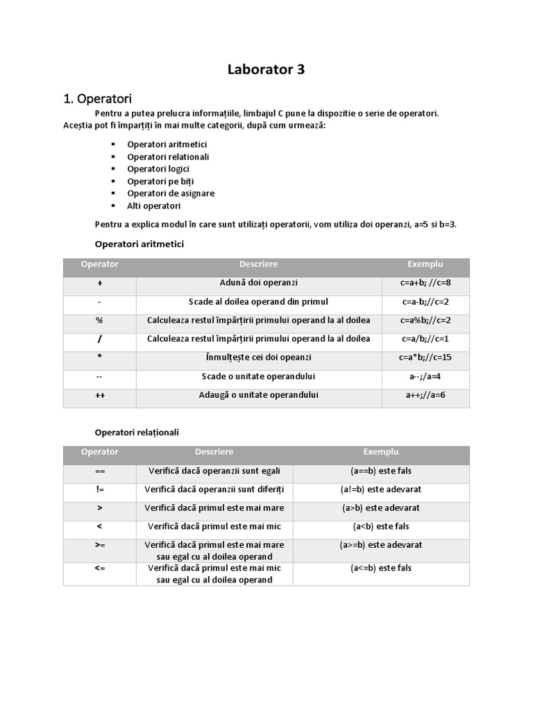 Laborator 3 | PDF
