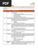 SMARTGoal Template