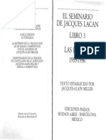El Seminario 3 Las Psicosis Jacques Lacan PDF Split Merge